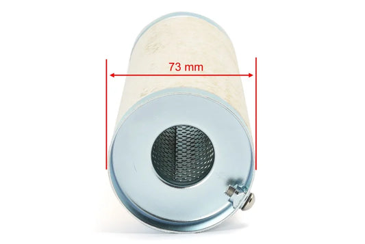kipufogódob hangtompító - 3” - 73 x 254 mm