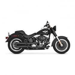vance & hines twin slash 3" pcx kipufogódob fekete - 07-17 Softail