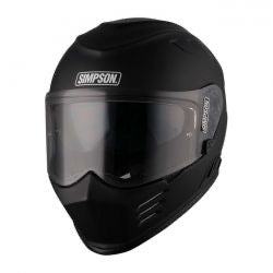 simpson venom zárt bukósisak - matt fekete