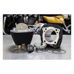 harley-davidson 132” nagyfuratú hengerátalakító szett fekete - 17-24 M8