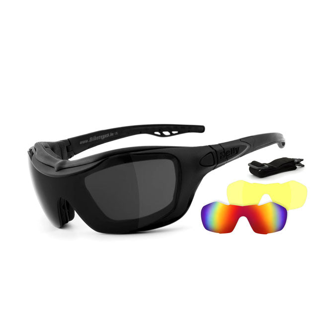 helly shades bandit 2 füstös/lézer piros/ xenolit motoros szemüveg