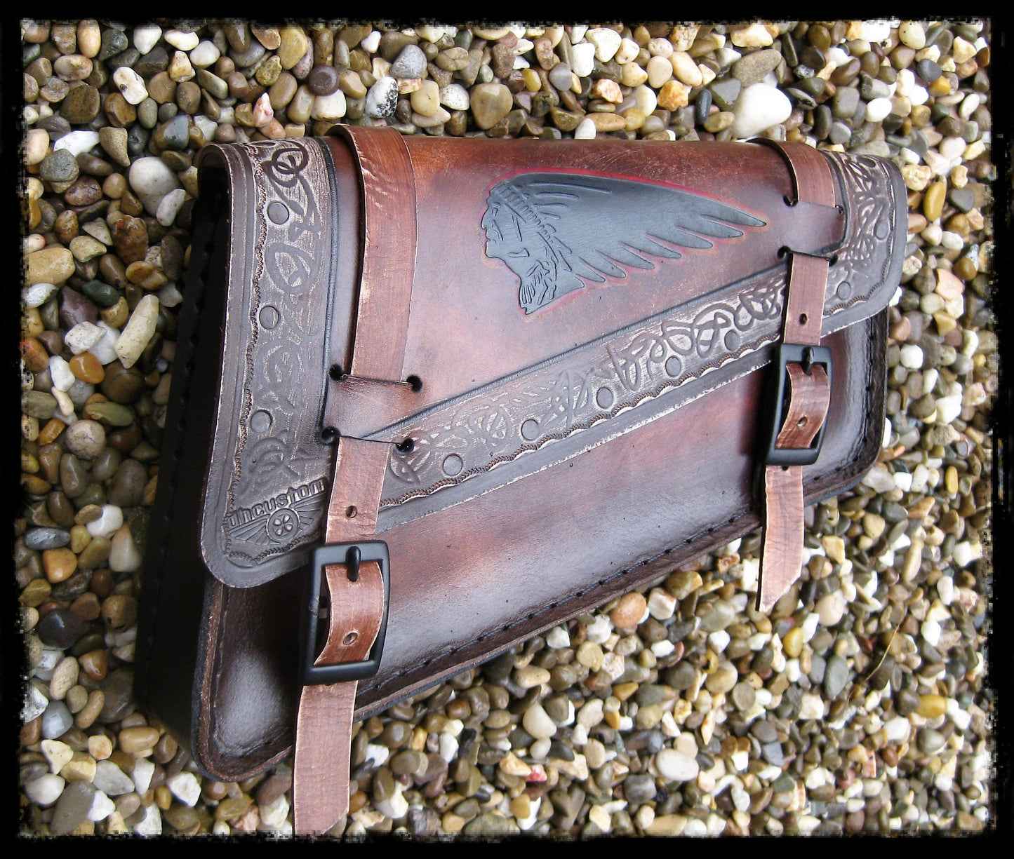 dhcustom mini oldaltáska indian