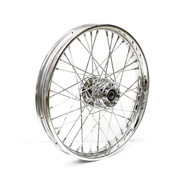 2.15 x 21 első kerék szett 40 króm küllős - 07-17 Softail