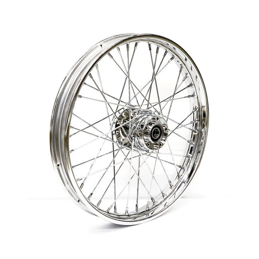 2.15 x 21 első kerék szett 40 króm küllős - 07-17 Softail