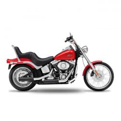 kesstech 2-2 3" low kipufogódob ESM2 fekete - 2007-202011 Softail