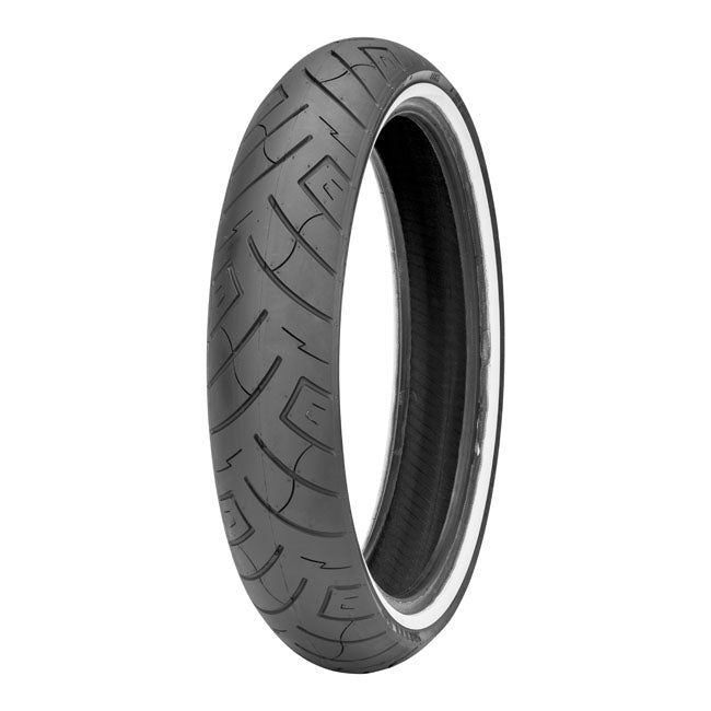 shinko 777 fehér felú első gumiabroncs - 120/70-21 (68V) WW