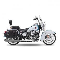 kesstech 2-2 FLSTS crossover kipufogódob ESM2 króm - 2007-202011 Softail