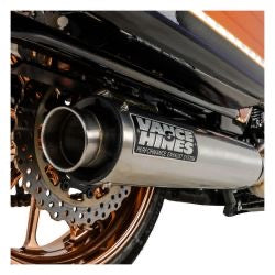 vance & hines supersport 2-1 szálcsiszolt kipufogórendszer - 17-23 M8 Touring