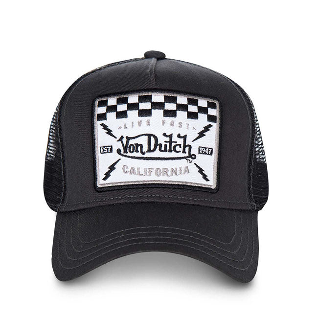 von dutch négyzet baseball sapka fekete