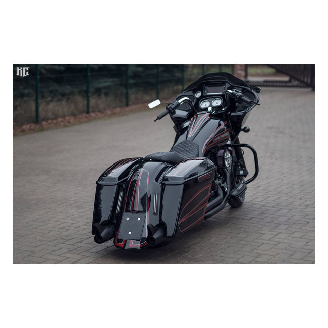 killer custom touring 4" nyújtott oldaltáska szett - 2014-2020 Touring