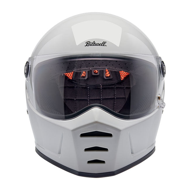 biltwell lane splitter bukósisak - fényes fehér