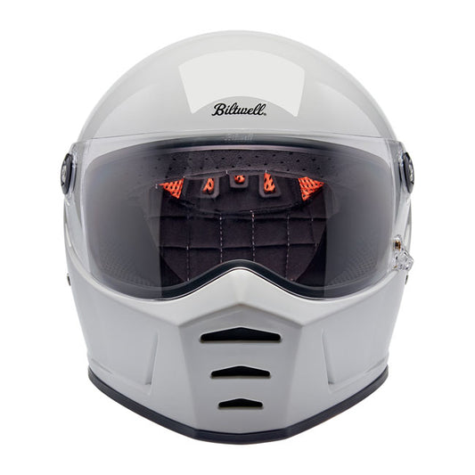 biltwell lane splitter bukósisak - fényes fehér