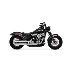 vance & hines twin slash 3" pcx kipufogódob króm - 18-24 Softail