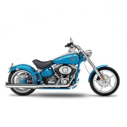 kesstech 2-2 FLSTS crossover kipufogódob ESM2 króm - 2007-202011 Softail