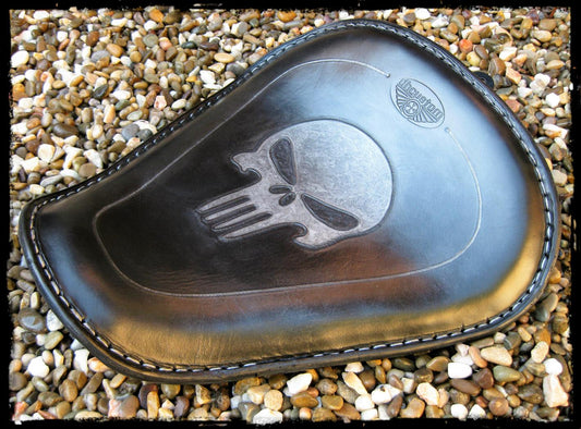 dhcustom up skull szóló nyereg - 10-22 Sportster