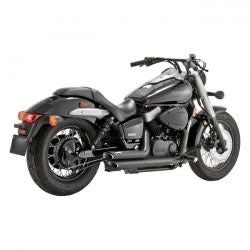 vance & hines shortshots staggered 2-2 kipufogórendszer/ fekete - 10-15 Honda Shadow