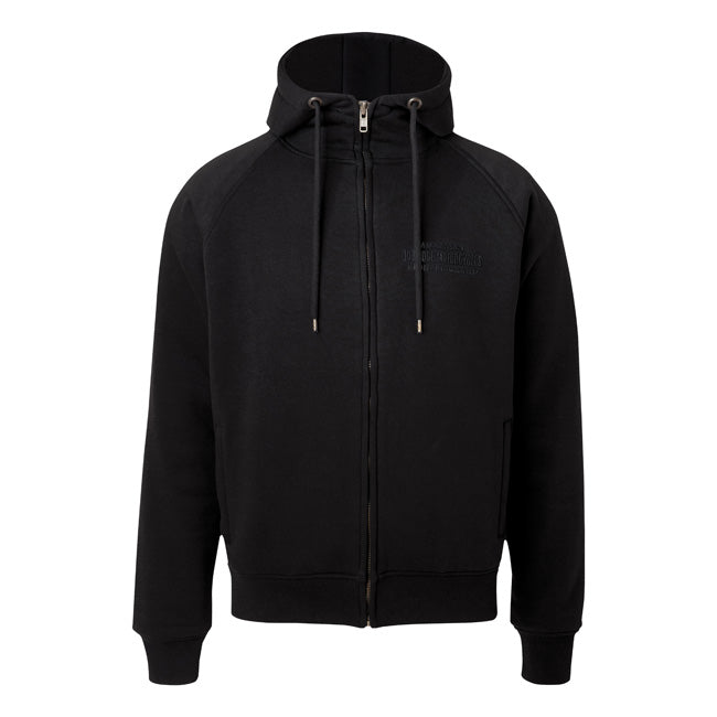 john doe softshell kevlar fekete kapucnis pulóver