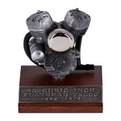 harley-davidson flathead side valve motorblokk makett 1:6 - 1929-1973
