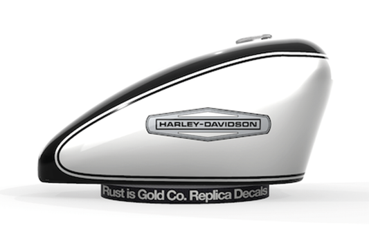 harley-davidson benzintank matrica - 1966-1968