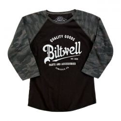 biltwell script baseball női hosszúújjú ing