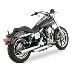 vance & hines twin slash 3" pcx kipufogódob króm - 1991-2017 Dyna
