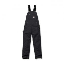 carhartt laza szabású duck bib overál fekete