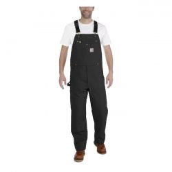 carhartt laza szabású duck bib overál fekete