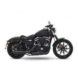 kesstech 3" kipufogódob fekete Straight cut - 17-20 XL883N Sportster