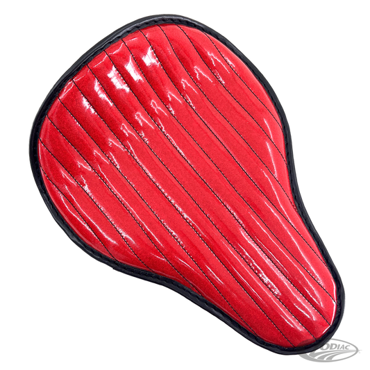 eco vezeték mini szóló nyereg - piros metál flake striped