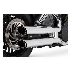 vance & hines twin slash króm 3" kipufogódob - 15-22 Indian Scout