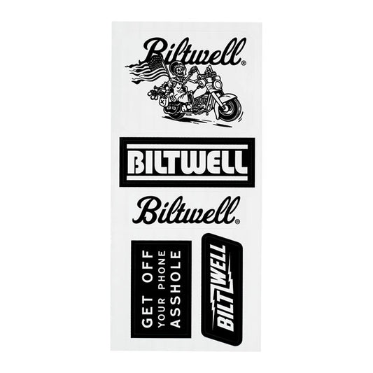 biltwell sticker sheet - matrica szett B