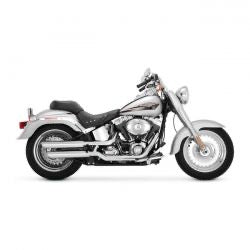 vance & hines twin slash 3" pcx kipufogódob króm - 07-17 Softail