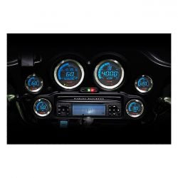 koso HD-02 kilométeróra / fordulatszámmérő 6db műszer szett - 2004-2013 FLT/Touring