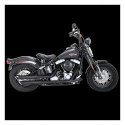 vance & hines twin slash 3" pcx kipufogódob fekete - 07-17 Softail