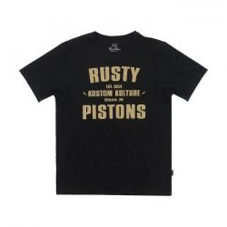 rusty dugattyús irwindale póló fekete