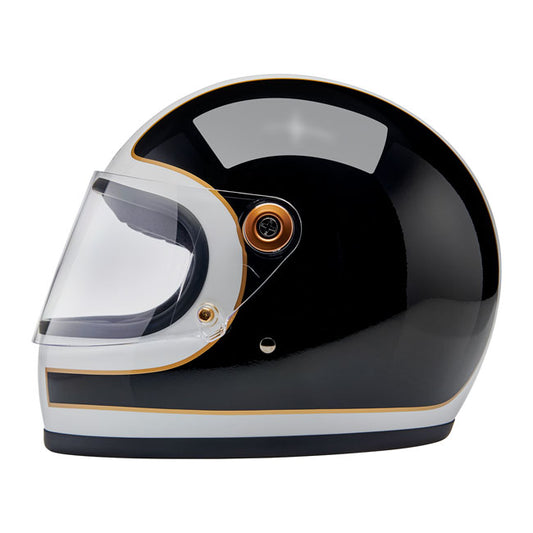 biltwell gringo s bukósisak fényes fehér/fekete tracker