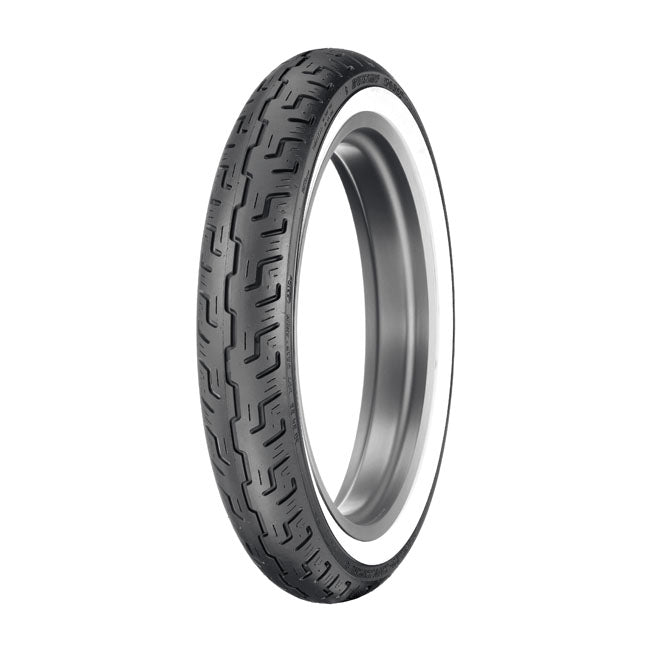 dunlop D401F (H-D) fehér fal első gumiabroncs - 100/90-19 57H wwW