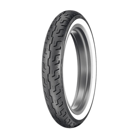 dunlop D401F (H-D) fehér fal első gumiabroncs - 100/90-19 57H wwW