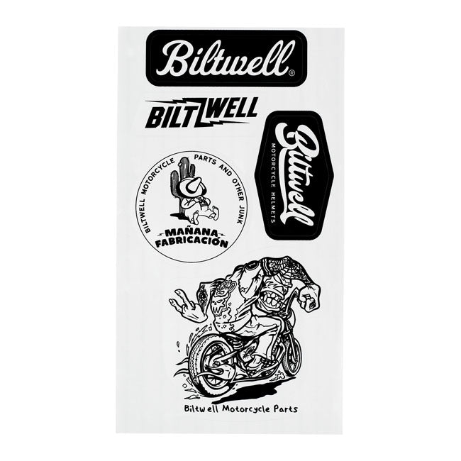biltwell sticker sheet - matrica szett A