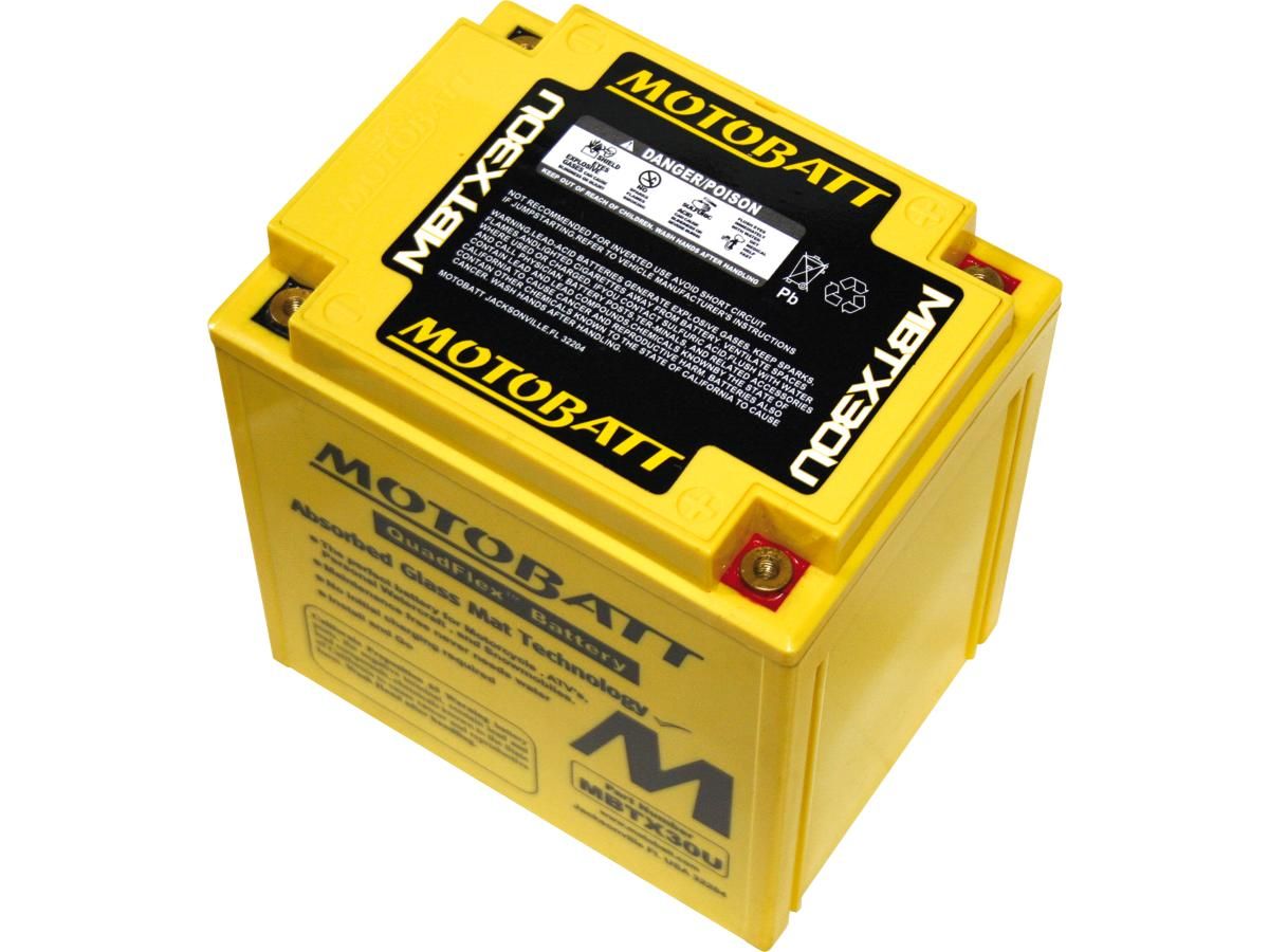 motobatt quadflex agm akkumulátor 240A 16.5Ah - 2004-2017 Sportster/2002-2006 VRSC