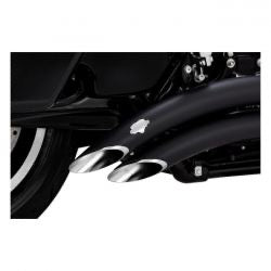 vance & hines big radius pcx kipufogórendszer fekete - 17-24 FLT/ 23-24 FLH