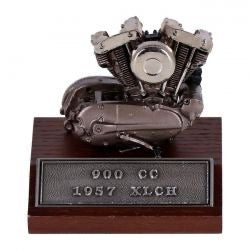 harley davidson ironhead motorblokk 1:10 model - 1957