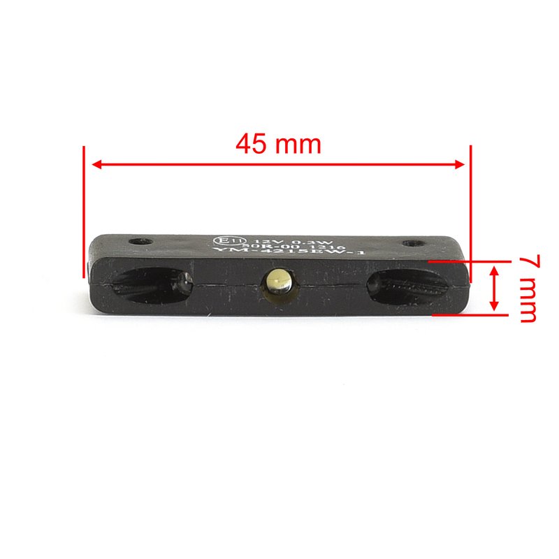 mini led rendszám világítás led fekete