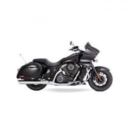 vance & hines twin slash PC / króm kipufogódob - 09-15 Kawasaki VN1700