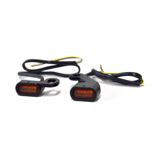 fastline below bar LED irányjelzőefekete/borostyán- 2000-2014 FXS/ 1999-2017 FXD/ 1996-2003 XL