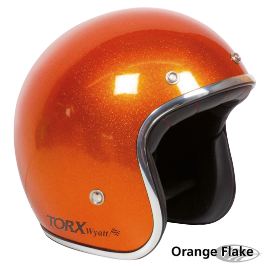 torx wyatt bukósisak narancs flake - ECE