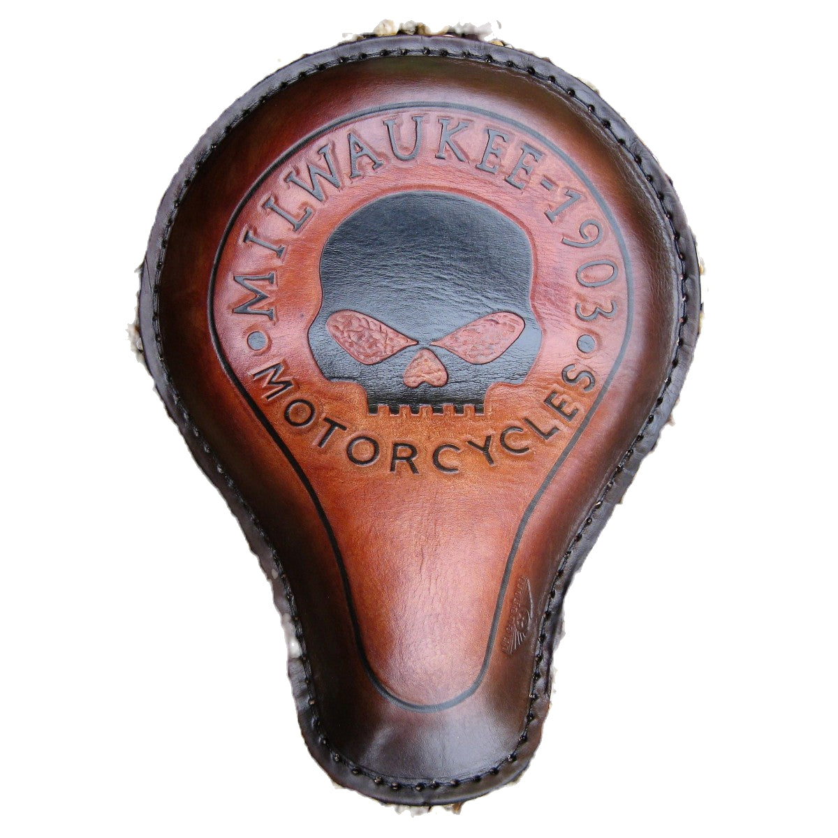 dhcustom milwaukee 1903 skull barna szóló nyereg medium - univerzális