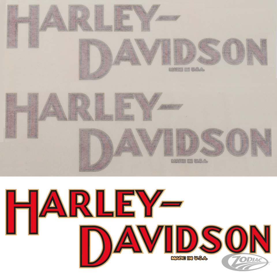 harley-davidson benzintank matrica - 1908-1932