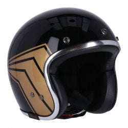 13 1/2 skull bucket bukósisak fényes fekete