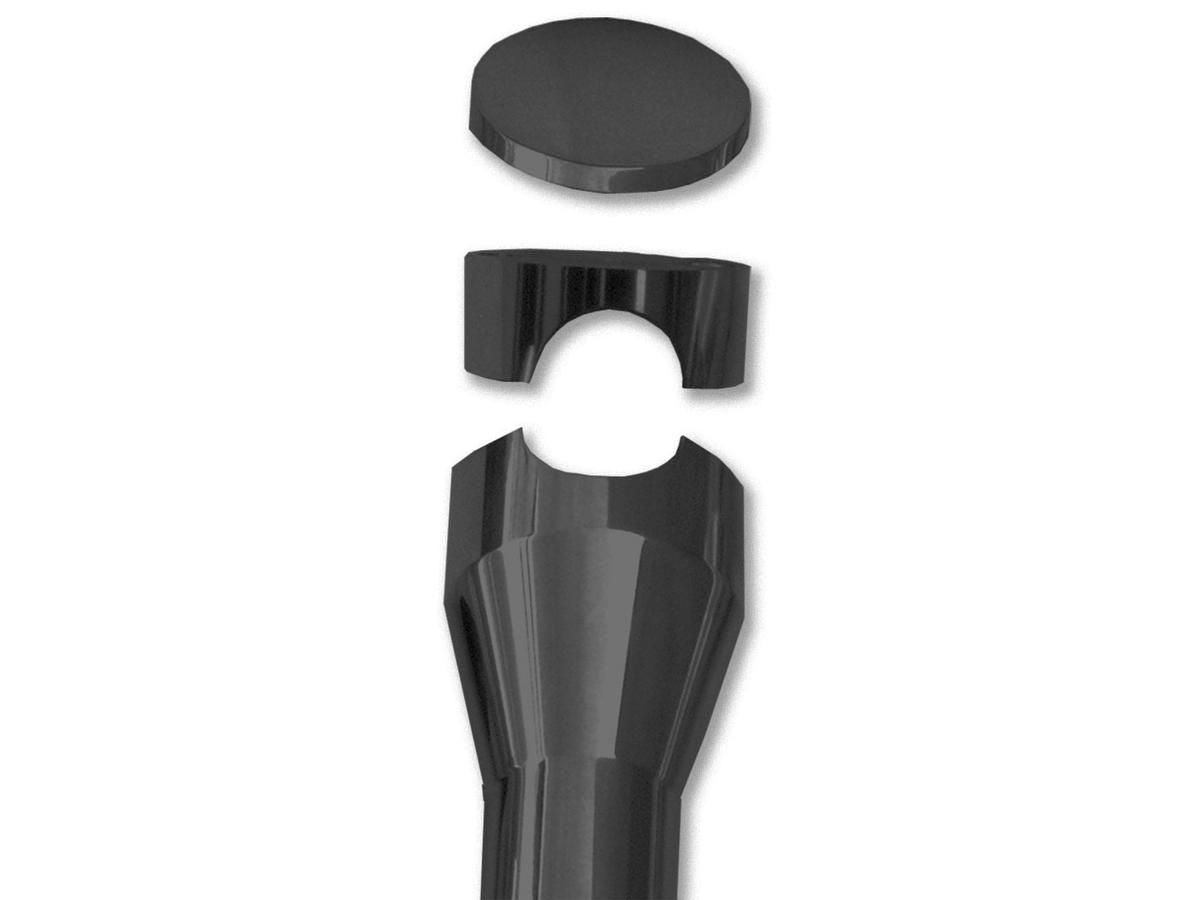 ritz big bone fekete kormánykiemelő - 75mm (1")